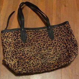 Leopard Fossil Tote
